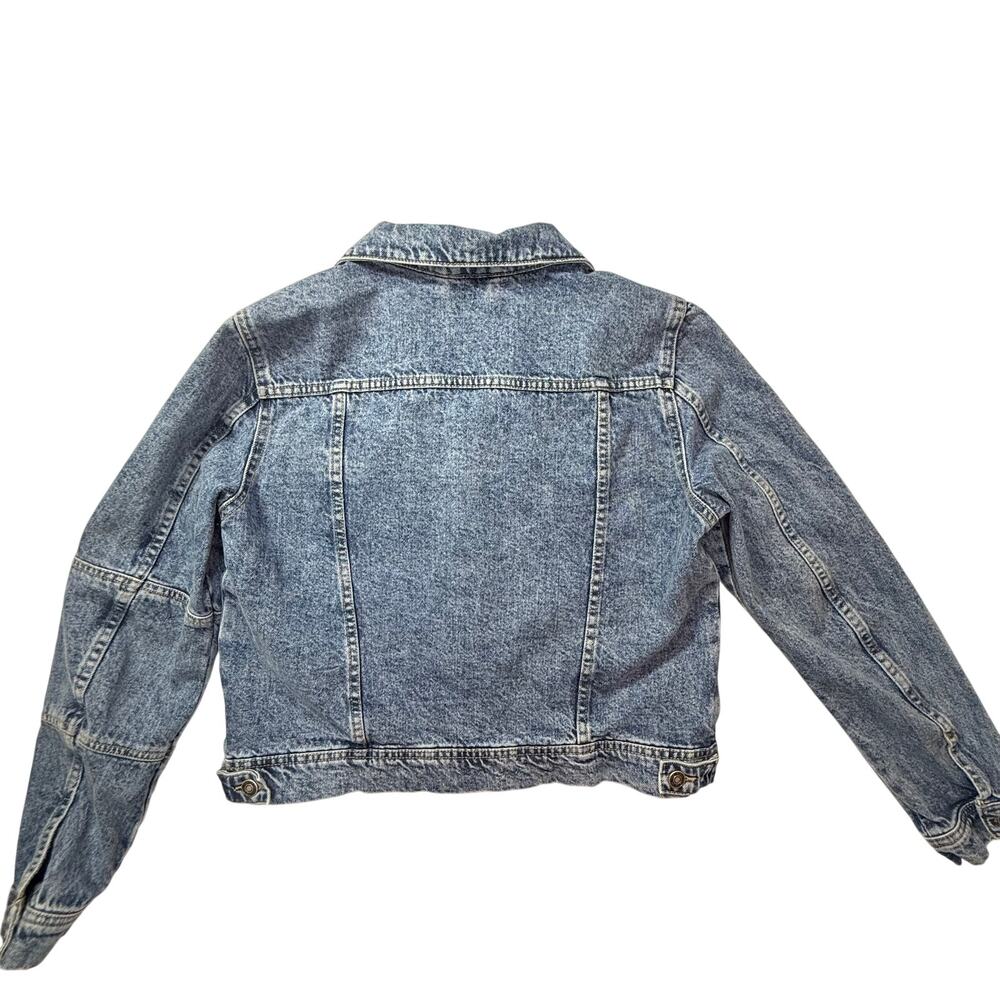 Free People We The Free Rumors Cropped Denim Jacket 100%Cotton Classic/Modern - Picture 15 of 16